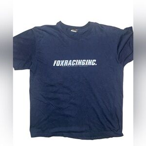 FOX RACING | MENS DARK BLUE SHORT SLEEVE CREW NECK XL